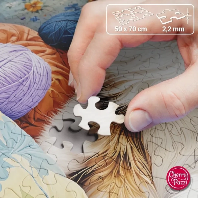 Cherry Pazzi puzzle Cat in Yarn