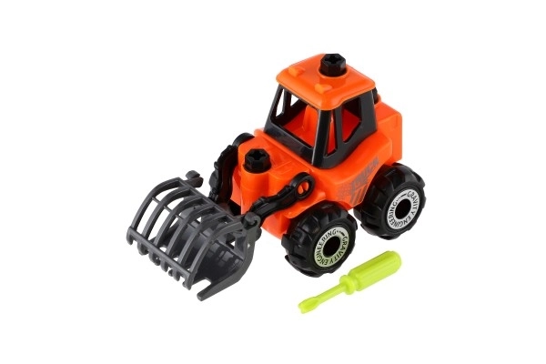 Construction Toy Vehicle with Screwdriver