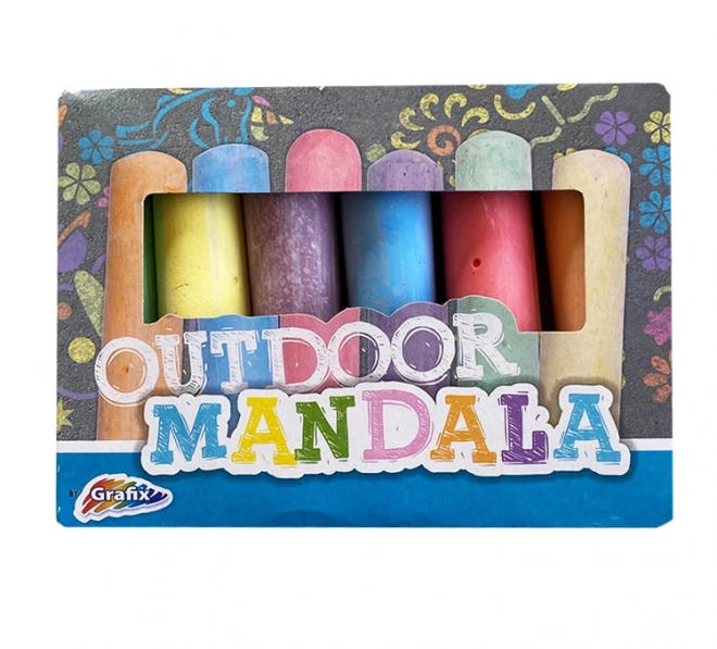 Mandala Outdoor Chalk Art Set