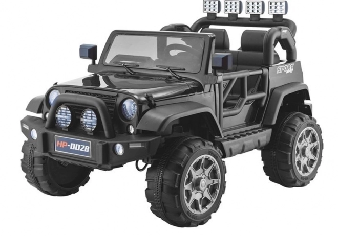 Black Battery Powered Jeep for Kids