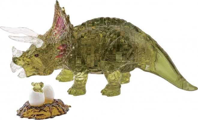 3D Crystal Puzzle Triceratops with Baby