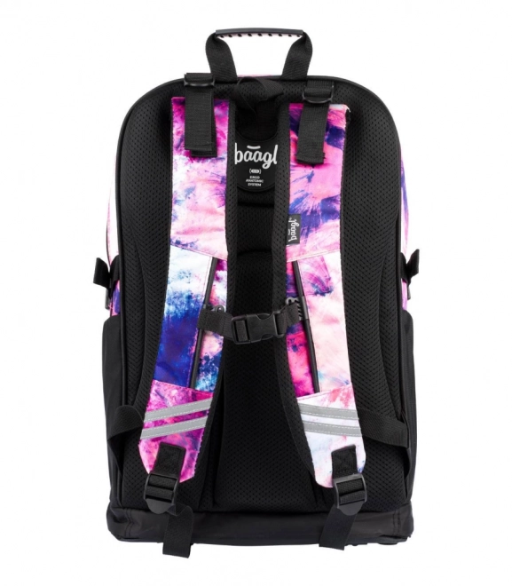 Baagl School Backpack Cubic Abstract