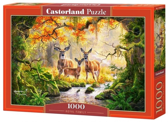 Royal Family Deer Forest 1000-Piece Puzzle