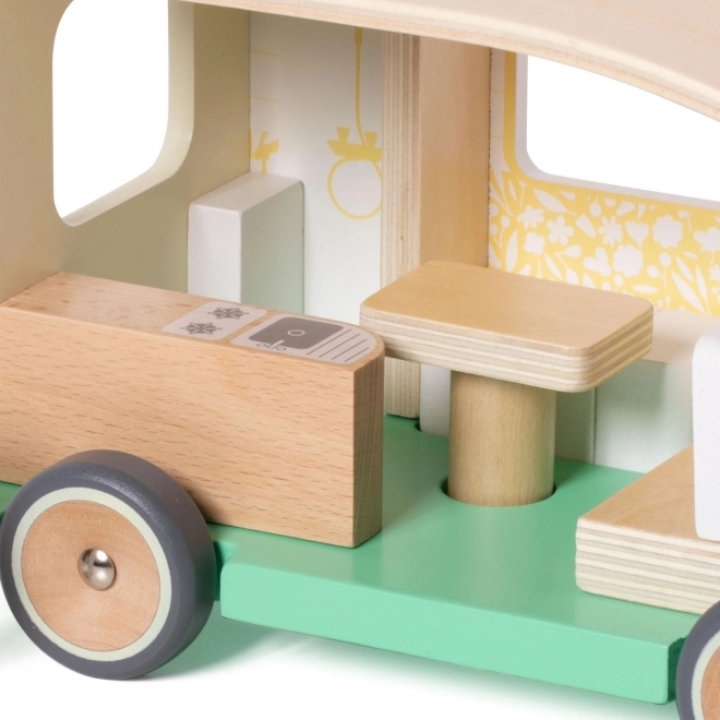 Inserto in legno Camper