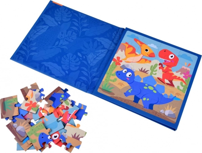 Magnetic Dinosaur Puzzle Book