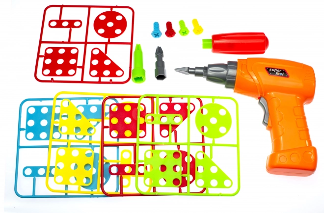 Creative Building Blocks with Drill Set