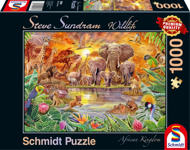 Wildlife: African Kingdom 1000 Piece Puzzle