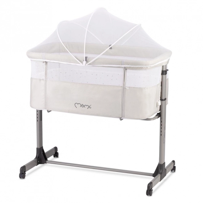 Baby Crib MoMi Revo Light Grey