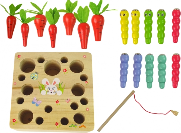 Magnetic worm fishing