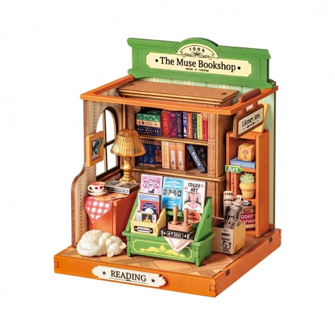 Robud DIY Bookstore Miniature