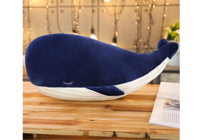 Plush Whale Toy Blue