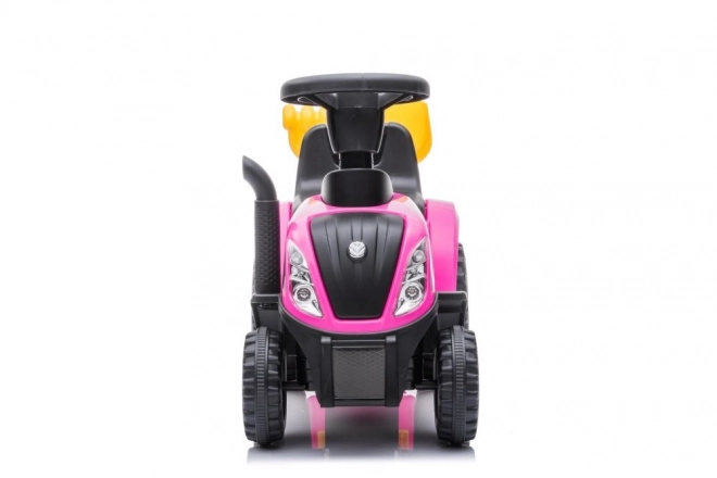 Riding Toy Tractor New Holland Pink