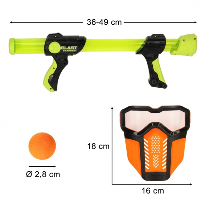 Foam Dart Gun Set with Protective Masks