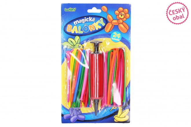 Magic Balloon Set 24 Pieces - Czech Package