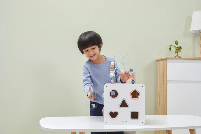 8-in-1 Wooden Activity Cube