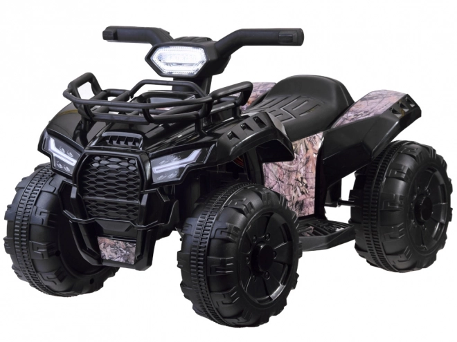 Children's Battery-Powered Quad with Lights – red