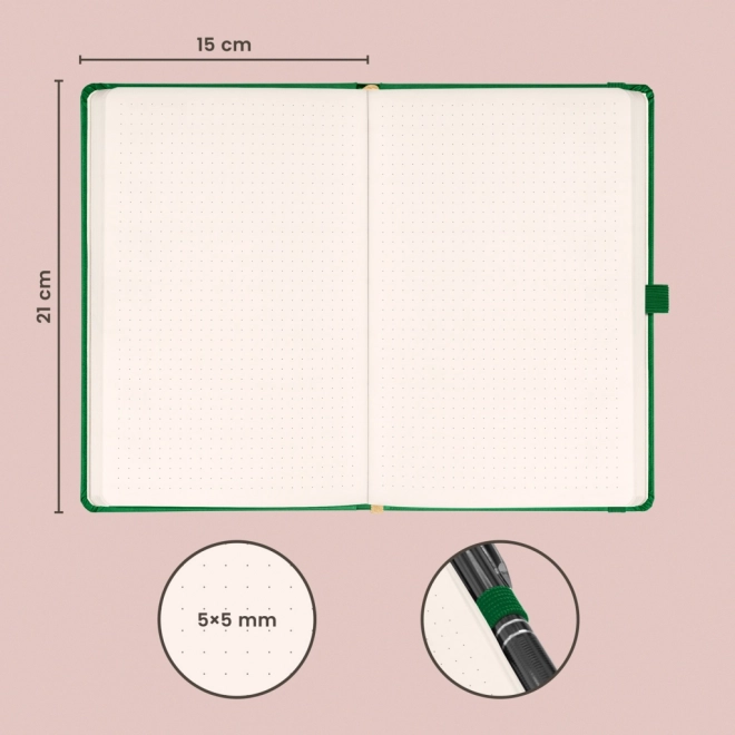 Notique Dotted Notebook Aprint Green