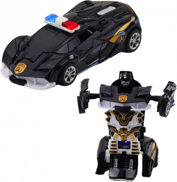 Auto Robot 2-in-1 Sports Police Car