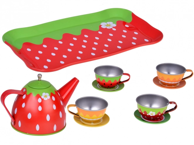 Colorful Fruit Tea Set for Kids