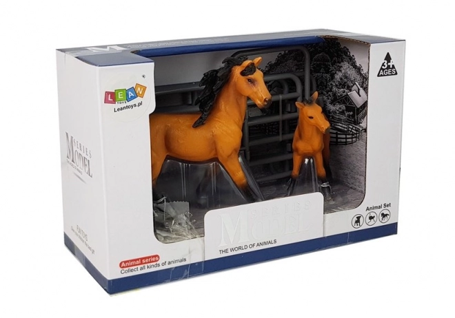 Animal Figures Set Horses and Pony Farm