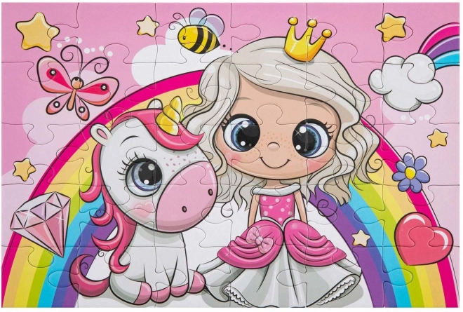 Grafix Princess and Unicorn Puzzle