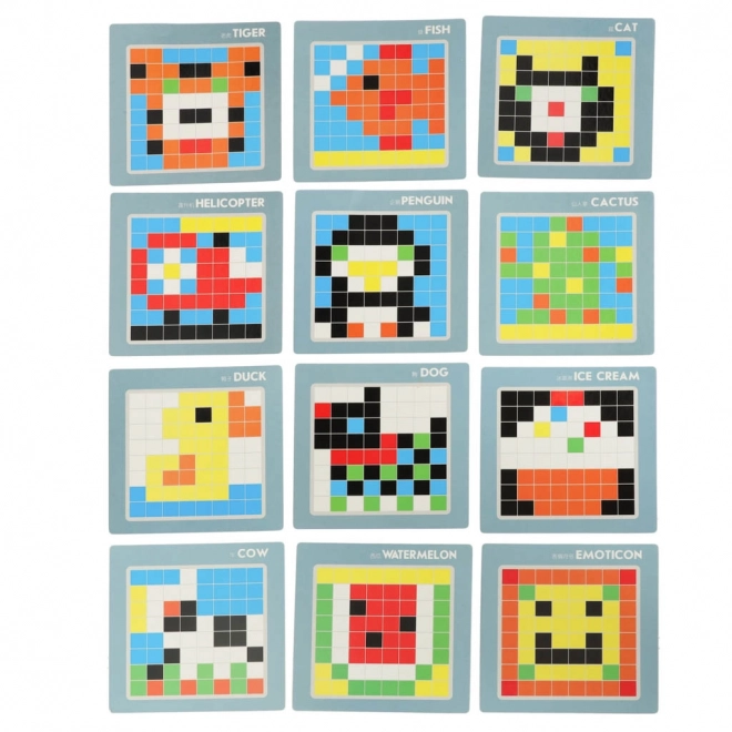 Creative Logic Puzzle Blocks Mosaic Set