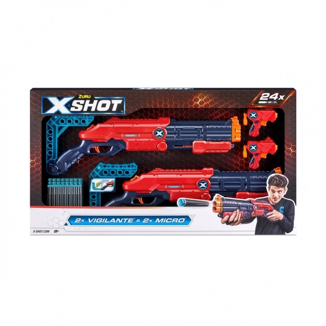 X-Shot Excel Double Vigilante Blaster Set