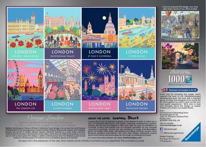 London Vintage Style Puzzle 1000 Pieces