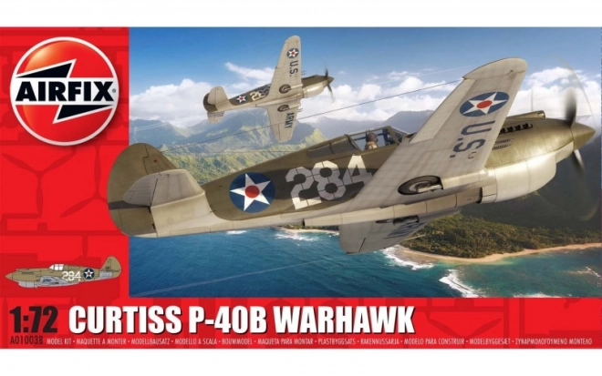 Modello di assemblaggio Curtiss P-40B Warhawk