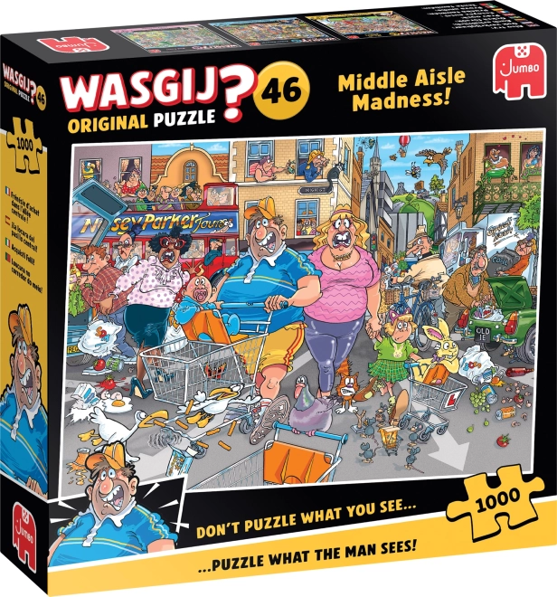 Jumbo Puzzle Wasgij: Follia in via centrale 1000 pezzi