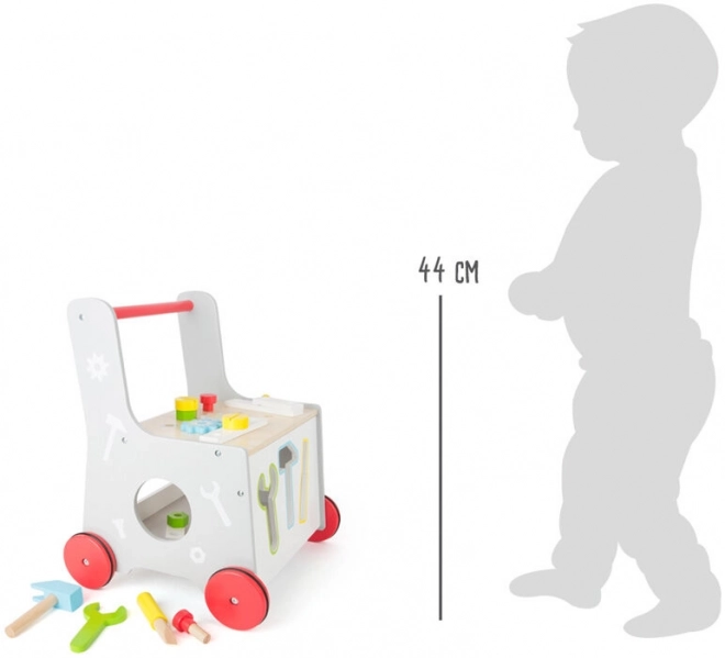 Small Foot Wooden Baby Walker with Tools