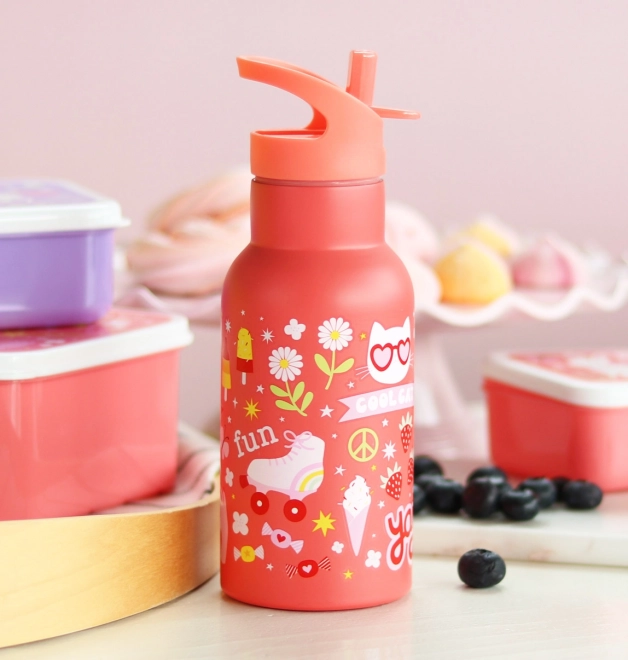 A Little Lovely Company Bottiglia in acciaio inox 500 ml – Intrattenimento