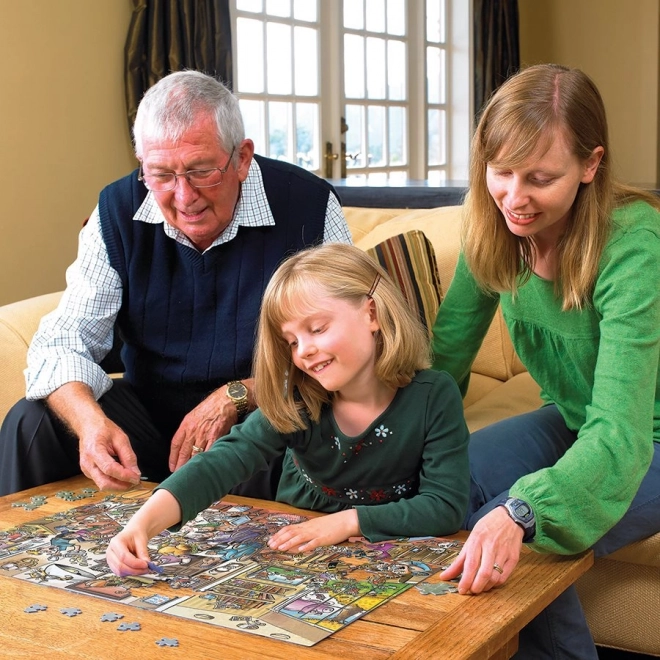 Family Puzzle Happy Thanksgiving by Cobble Hill