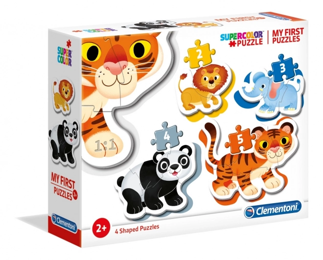 Clementoni My First Safari Puzzle Set 4-in-1