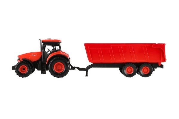 Plastic Tractor Zetor with Trailer