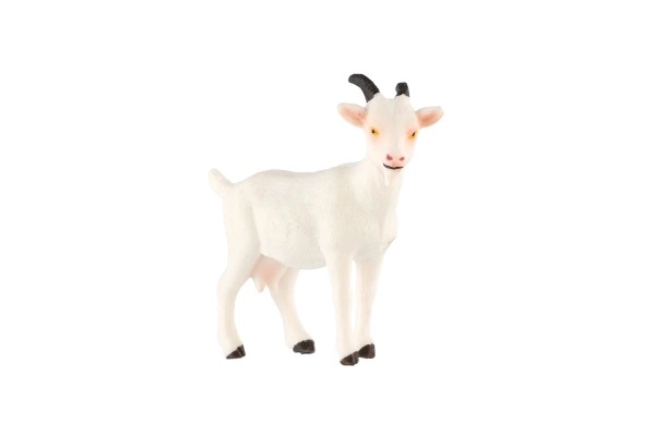 Plastic Domestic Goat Figurine 8cm