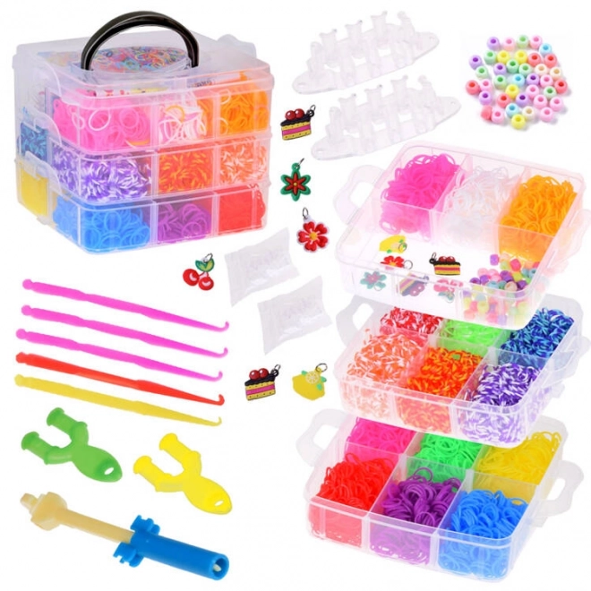 Magic Loom Band Bracelet Kit 4500 Pieces