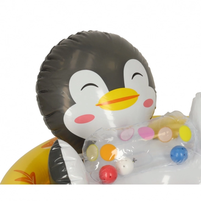 Inflatable Penguin Swim Ring for Children