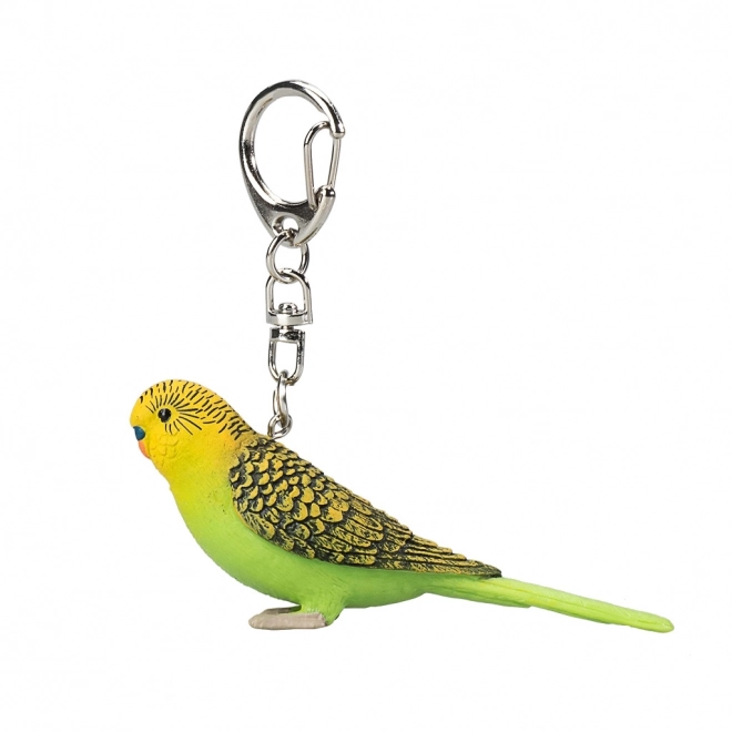 Green Budgerigar Keychain