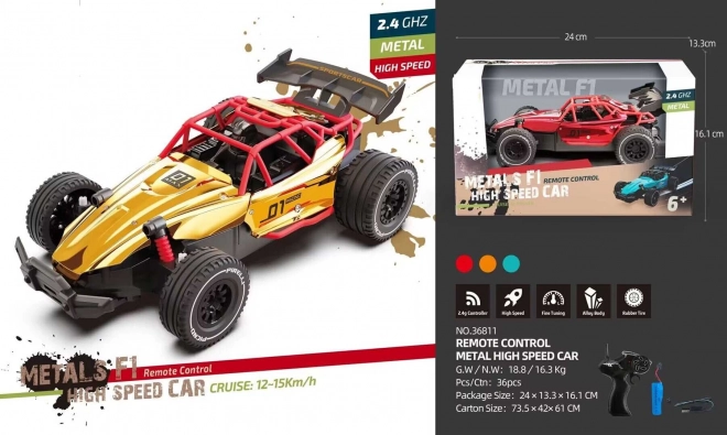 Gold Racing RC Metal Car