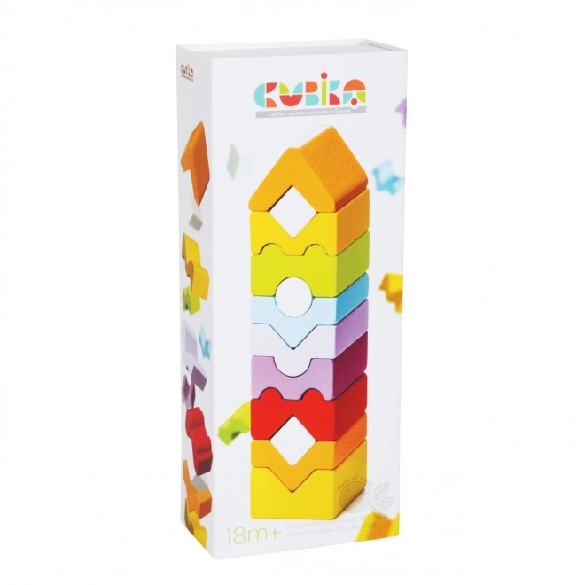 Cubika Wooden Stacking Tower