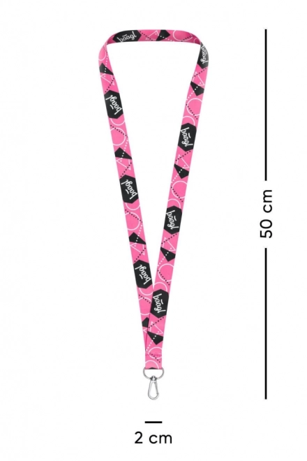 Baagl Keychain Lanyard – Pink