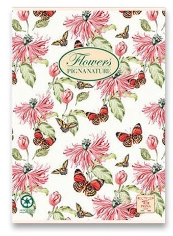 Pigna School Notebook Flowers A4