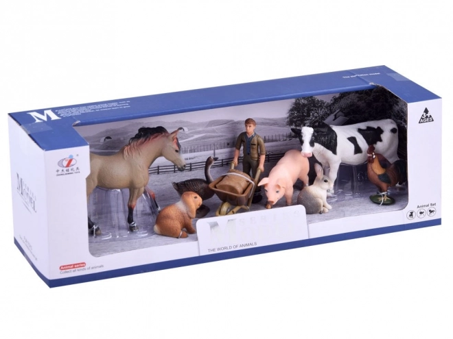 Hand Painted Farm Animal Set – B