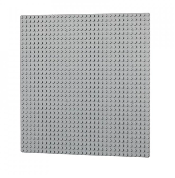 Block Building Baseplate Light Gray