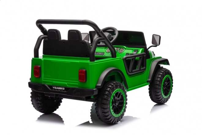 Green Electric Ride-On Car 24V