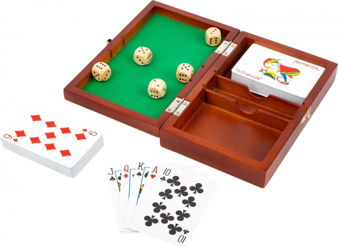 Card and Dice Game Box