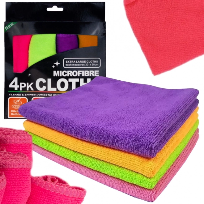 Microfiber Cleaning Cloths Set of 4