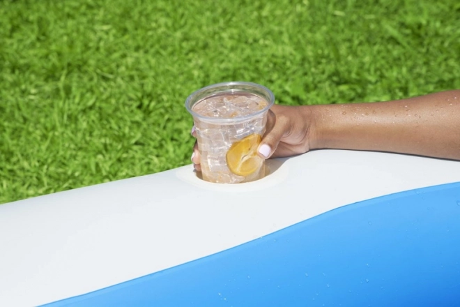 Inflatable Family Pool with Window and Seating