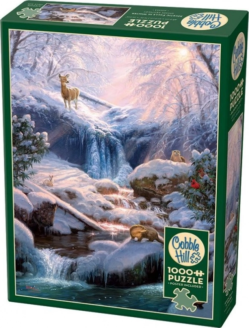 Mystical Winter Waterfalls Puzzle 1000 Pieces